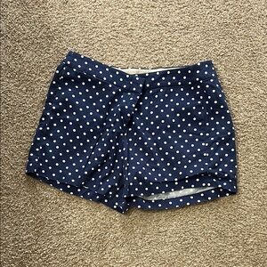 Navy Polka Dot Women's Shorts